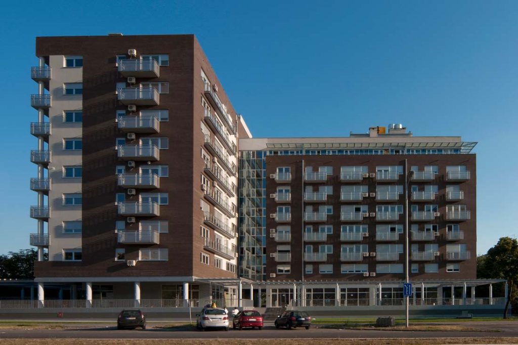 Goce Delčeva Novi Beograd – glavni pogled na stambeno-poslovni kompleks
