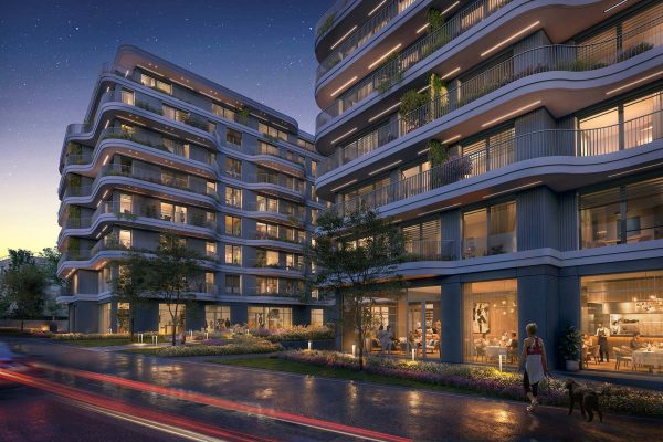 Divana Senjak – lokacija projekta sa pogledom na Savu i Most na Adi